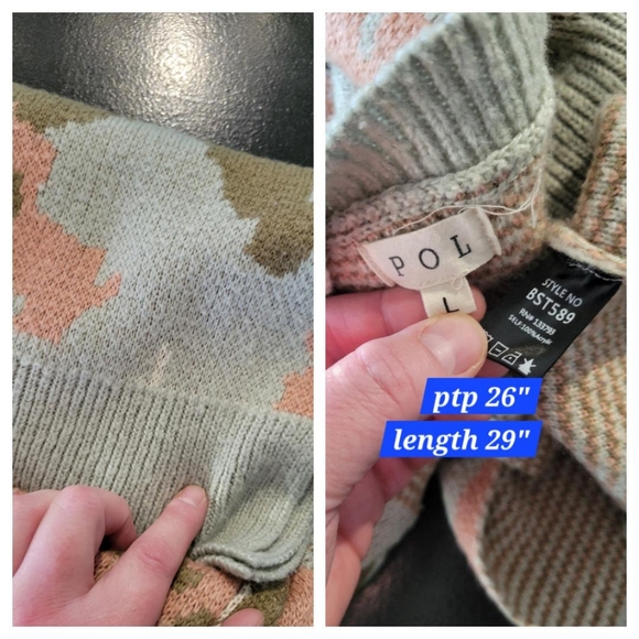 Oversized Pol Size Large sweater - Picture 2 of 2